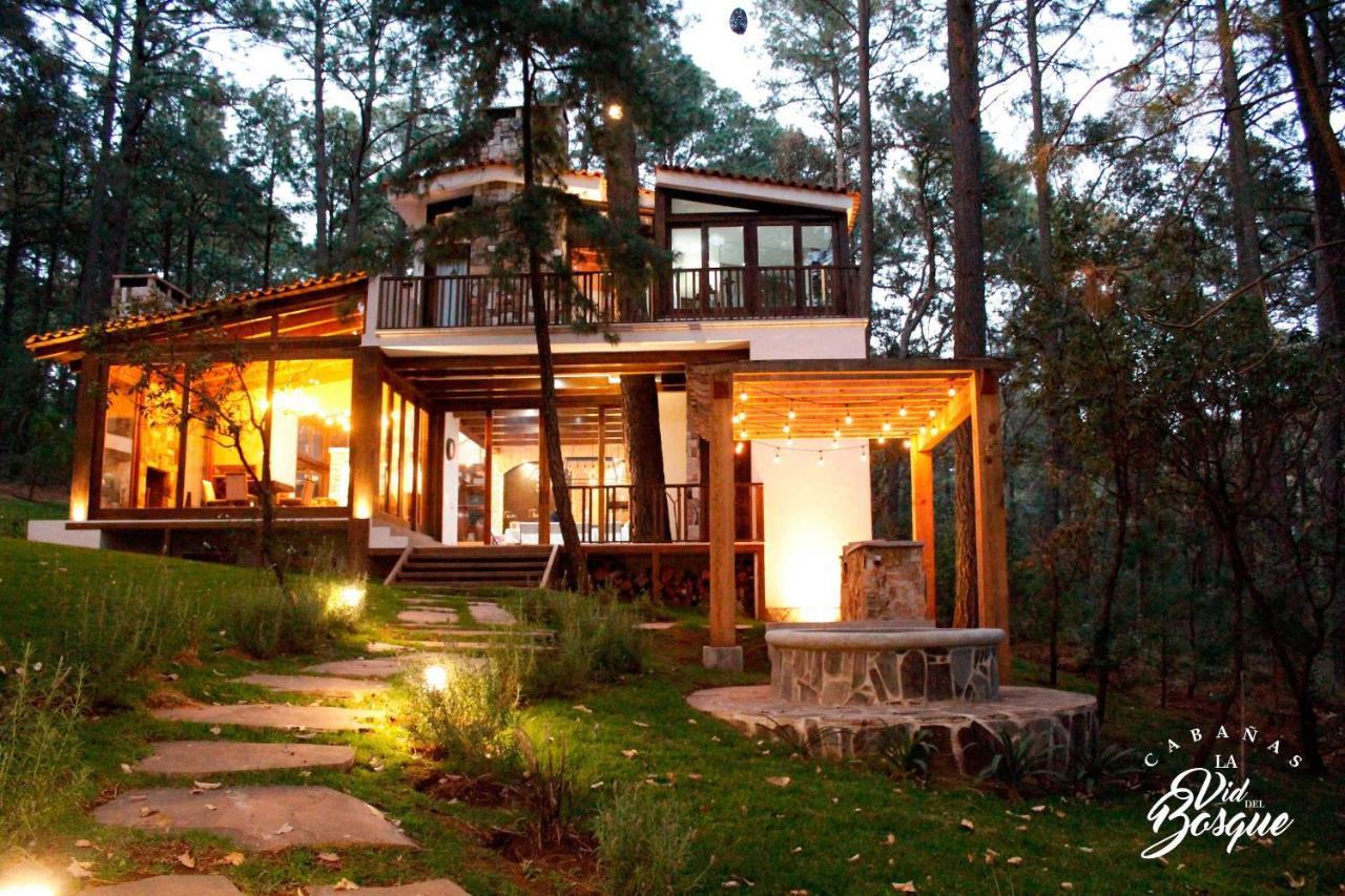 Cabanas La Vid Del Bosque Hotel Tapalpa Exterior photo